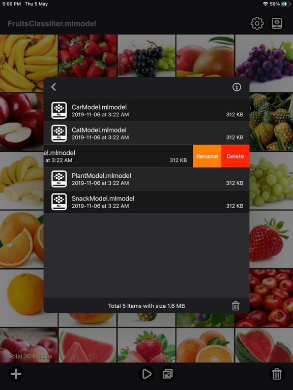 Images_Classifier iPadOS App Screenshot 10