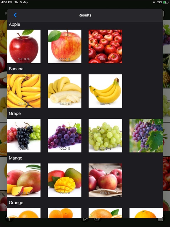 Images_Classifier iPadOS App Screenshot 2