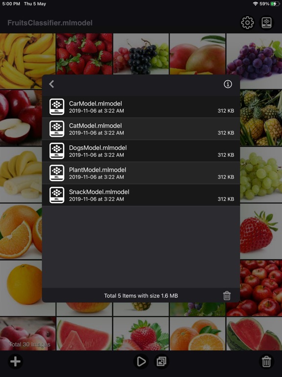 Images_Classifier iPadOS App Screenshot 3