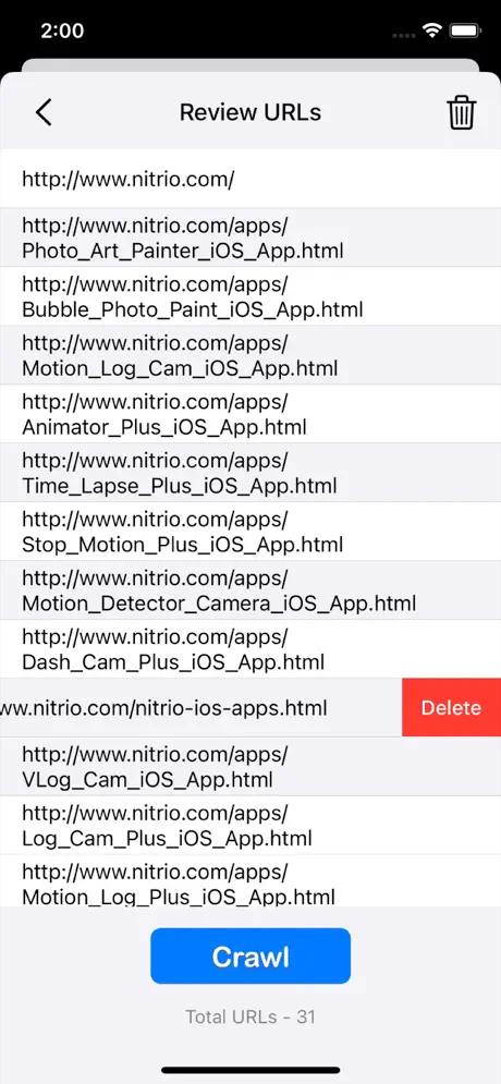 Images_Crawler iOS App Screenshot 4