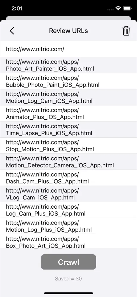 Images_Crawler iOS App Screenshot 6
