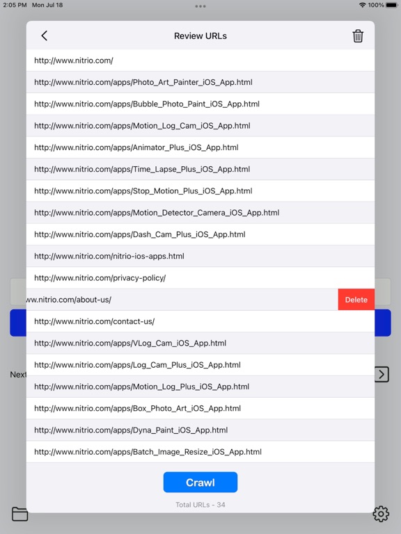 Images_Crawler iPadOS App Screenshot 4