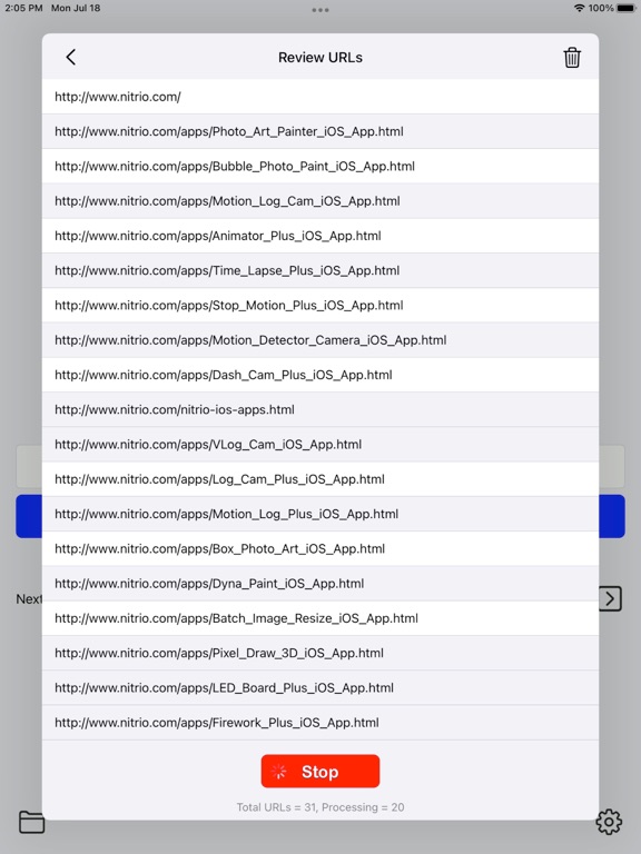 Images_Crawler iPadOS App Screenshot 5