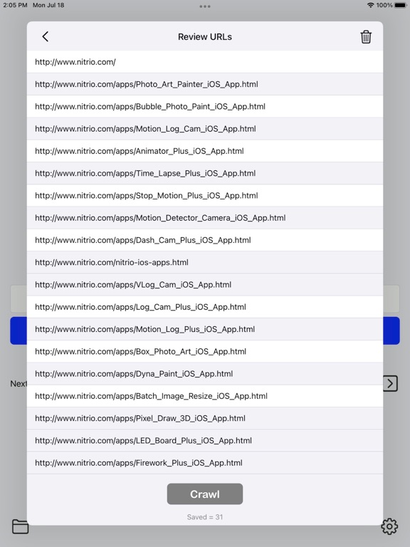 Images_Crawler iPadOS App Screenshot 6