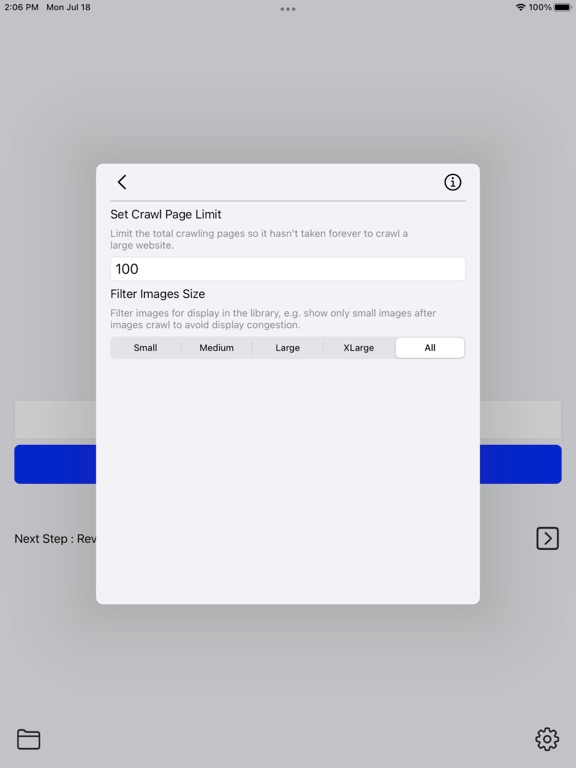 Images_Crawler iPadOS App Screenshot 7