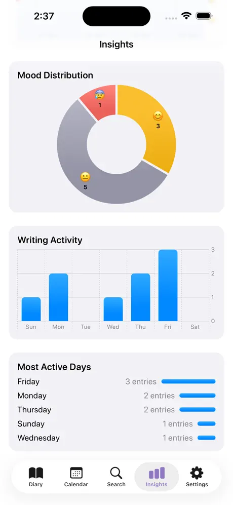 InnerNote_Personal_Diary iOS App Screenshot 5