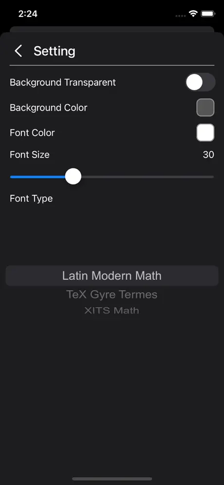 Latex_Equation_Editor iOS App Screenshot 2