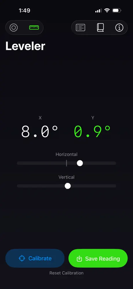 Leveler_Plus iOS App Screenshot 4