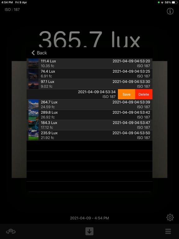 Light_Meter_Brightness_Calc iPadOS App Screenshot 10
