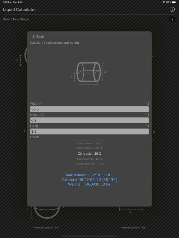 Liquid_Calculator iPadOS App Screenshot 8