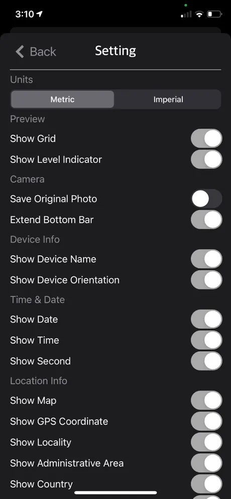 Log_Cam_Plus iOS App Screenshot 6