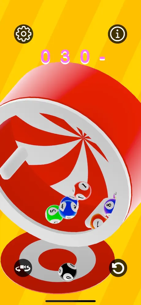 Lotto_Machine iOS App Screenshot 2