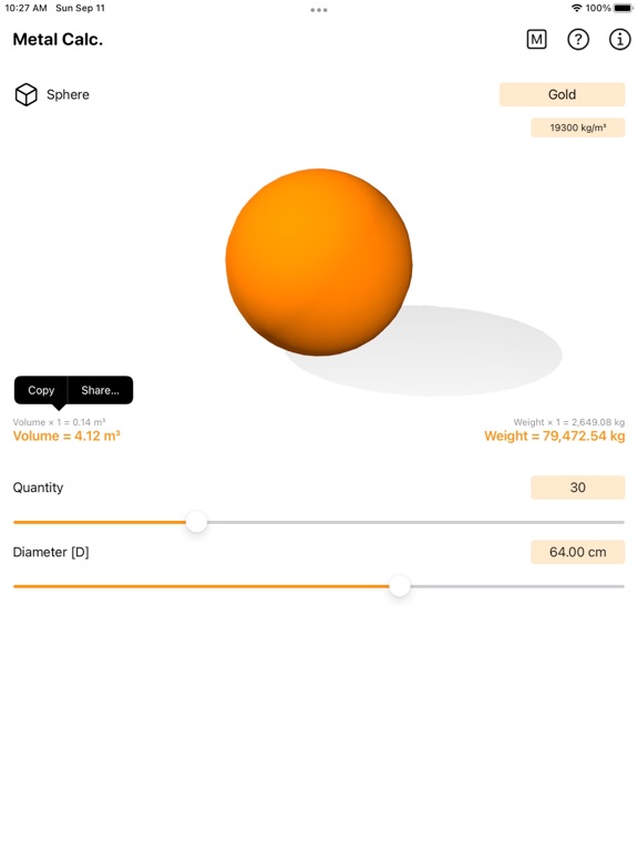 Metal_Calculator_Plus iPadOS App Screenshot 6