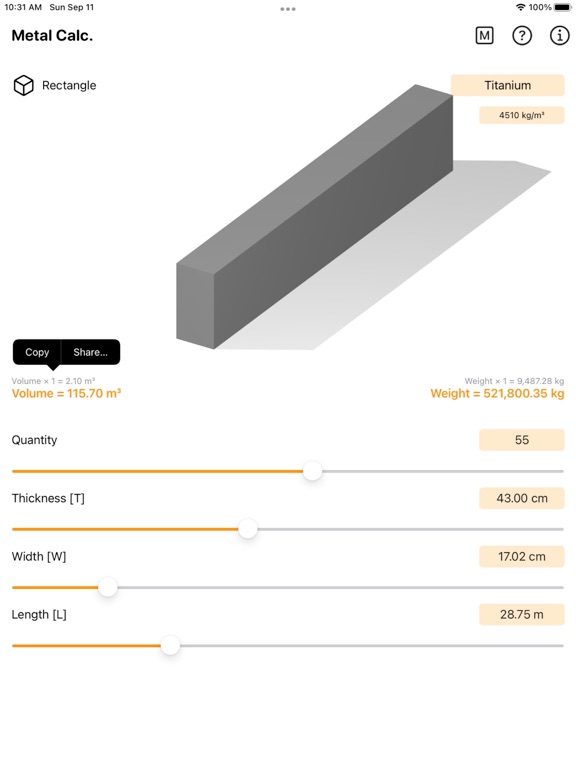 Metal_Calculator_Plus iPadOS App Screenshot 9
