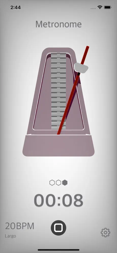 Metronome_3D_Plus iOS App Screenshot 1