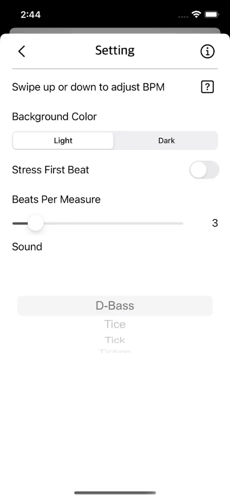 Metronome_3D_Plus iOS App Screenshot 2