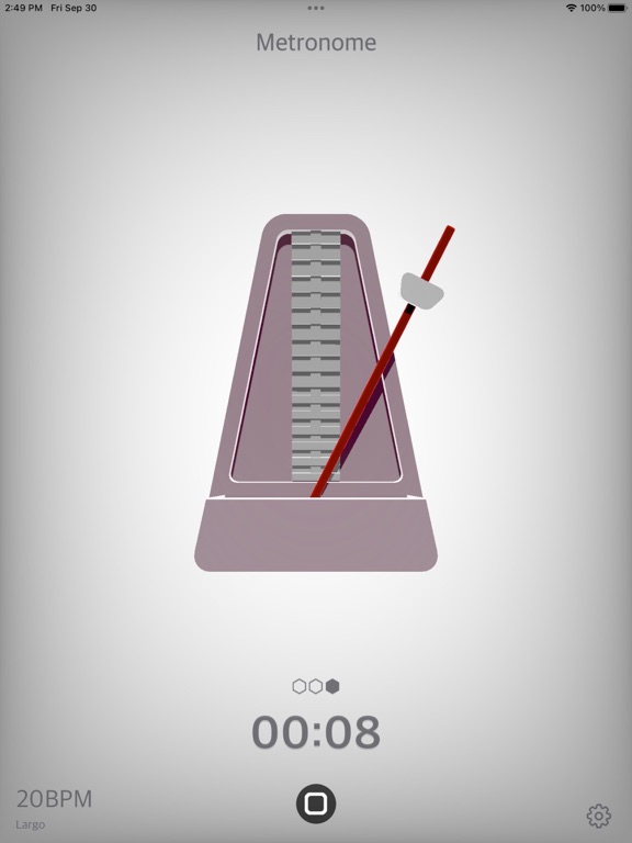 Metronome_3D_Plus iPadOS App Screenshot 1