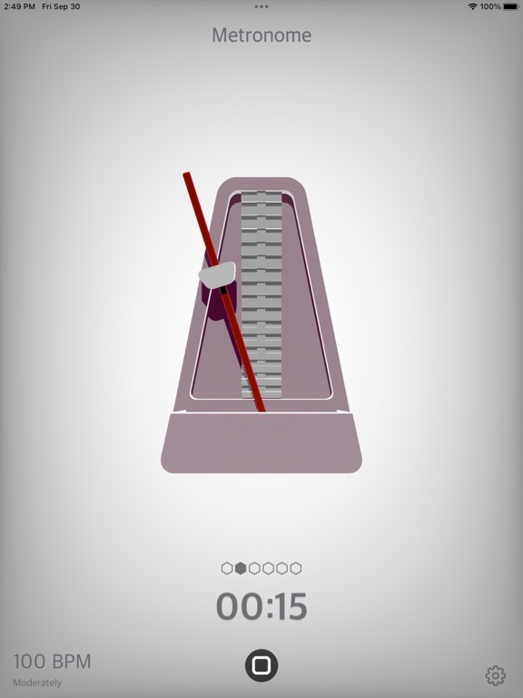 Metronome_3D_Plus iPadOS App Screenshot 3