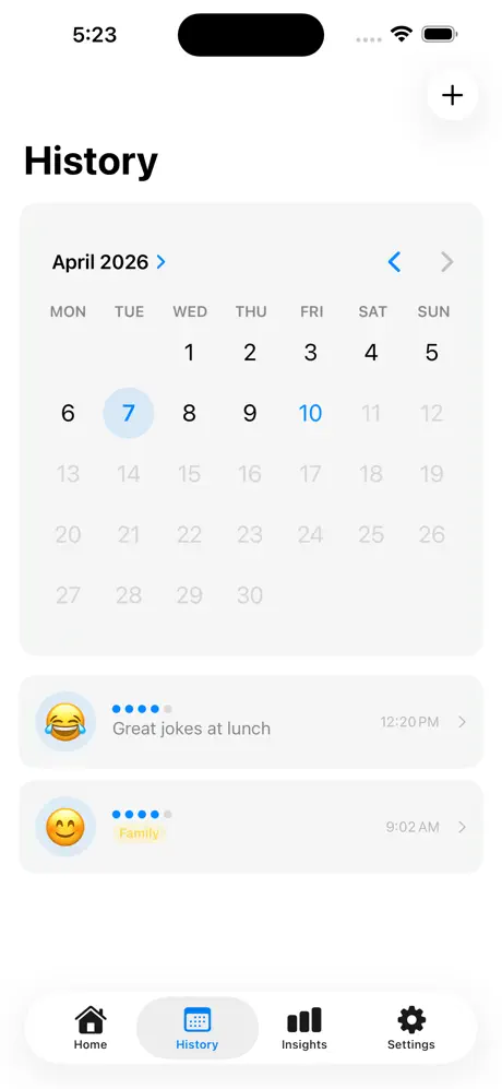 MoodMoji_Daily_Mood_Tracker iOS App Screenshot 4