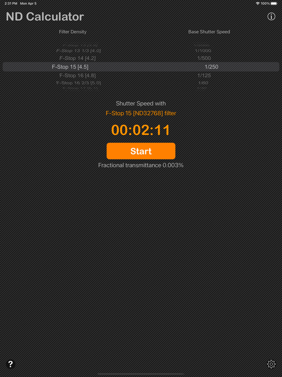 Neutral_Density_Calculator iPadOS App Screenshot 8