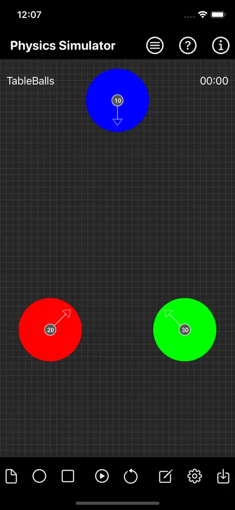 Physics_Simulator_Plus iOS App Screenshot 1