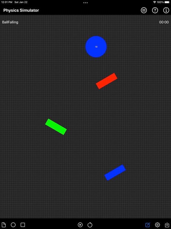 Physics_Simulator_Plus iPadOS App Screenshot 1