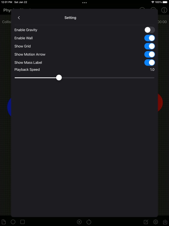 Physics_Simulator_Plus iPadOS App Screenshot 6