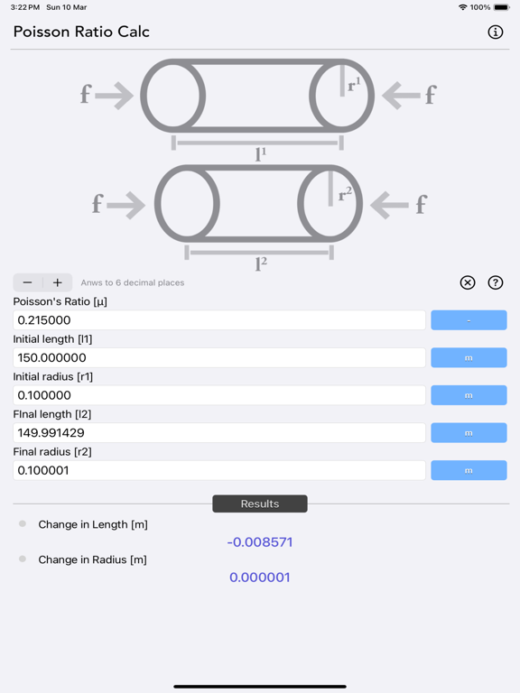 Poisson_Ratio_Calculator iPadOS App Screenshot 4