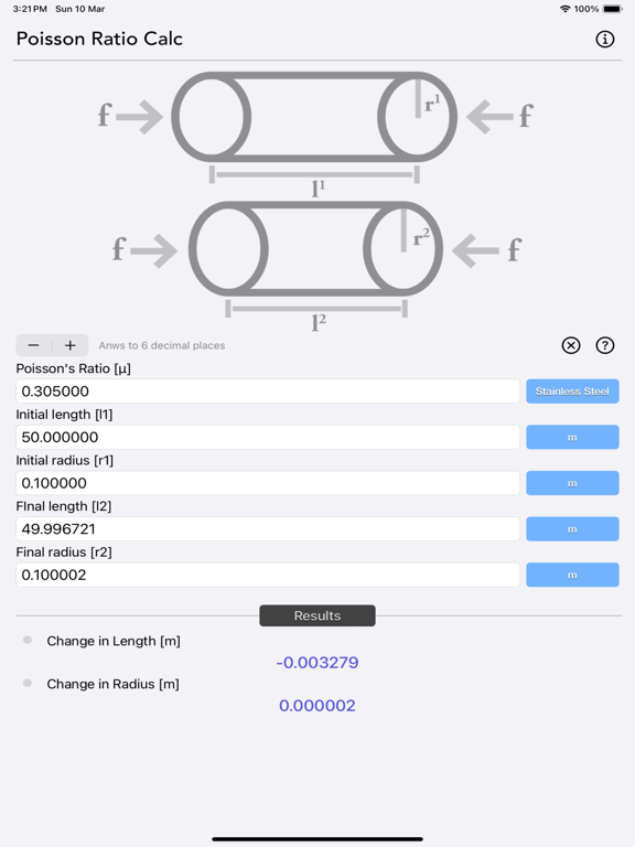 Poisson_Ratio_Calculator iPadOS App Screenshot 5
