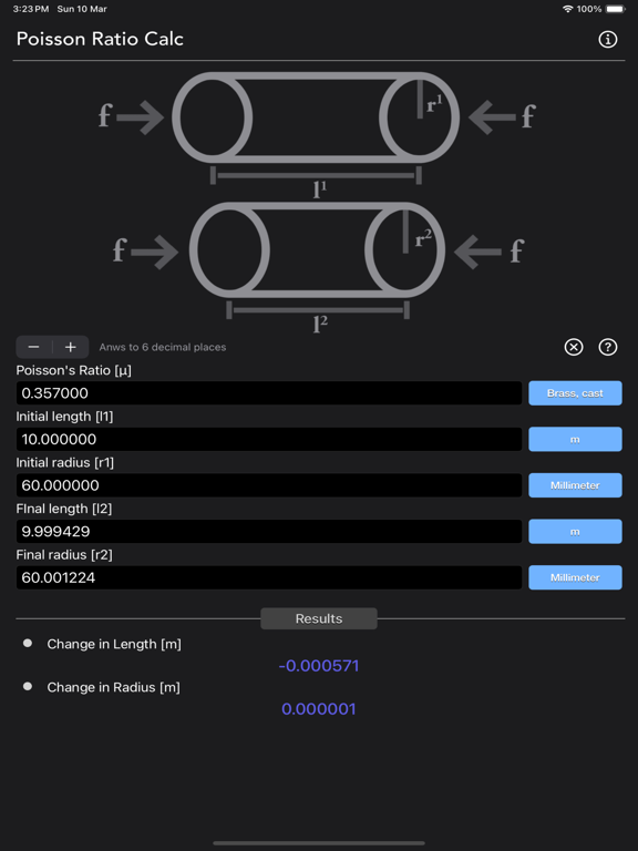 Poisson_Ratio_Calculator iPadOS App Screenshot 8