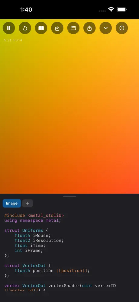 Shader_Playground iOS App Screenshot 1