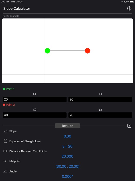 Slope_Calculator_Plus iPadOS App Screenshot 7