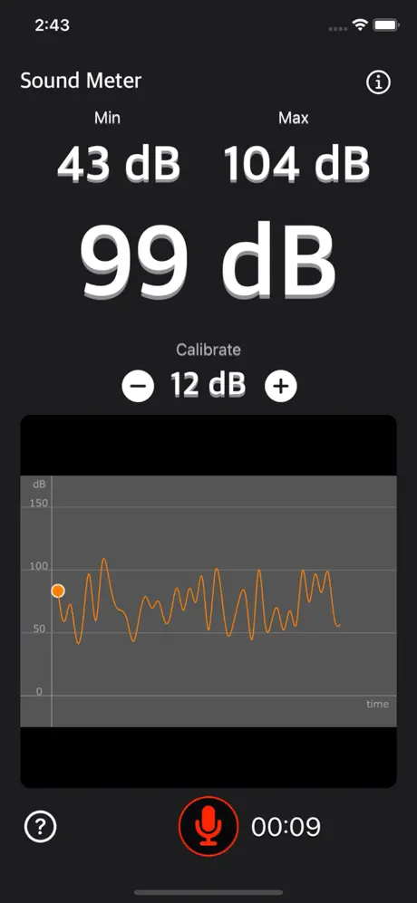 Sound_Meter_Plus iOS App Screenshot 2
