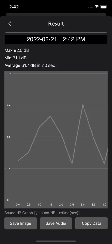 Sound_Meter_Plus iOS App Screenshot 5