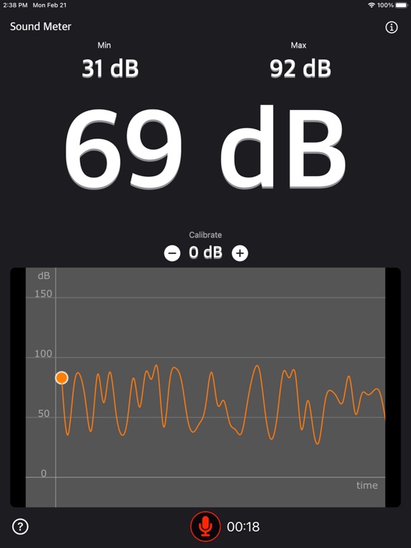 Sound_Meter_Plus iPadOS App Screenshot 1
