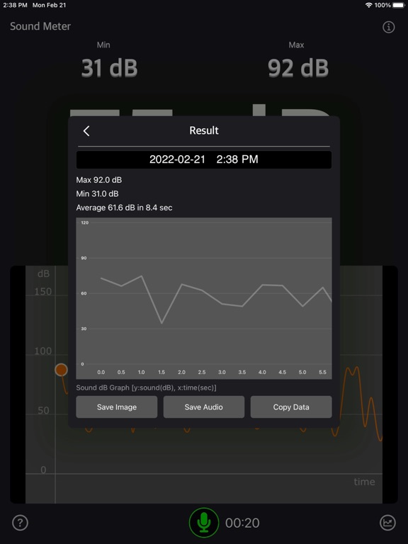 Sound_Meter_Plus iPadOS App Screenshot 4
