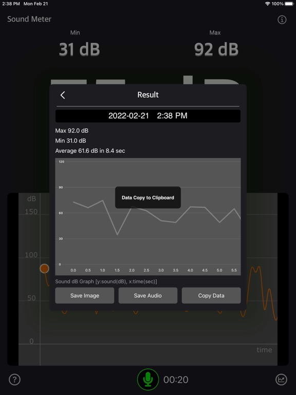 Sound_Meter_Plus iPadOS App Screenshot 5