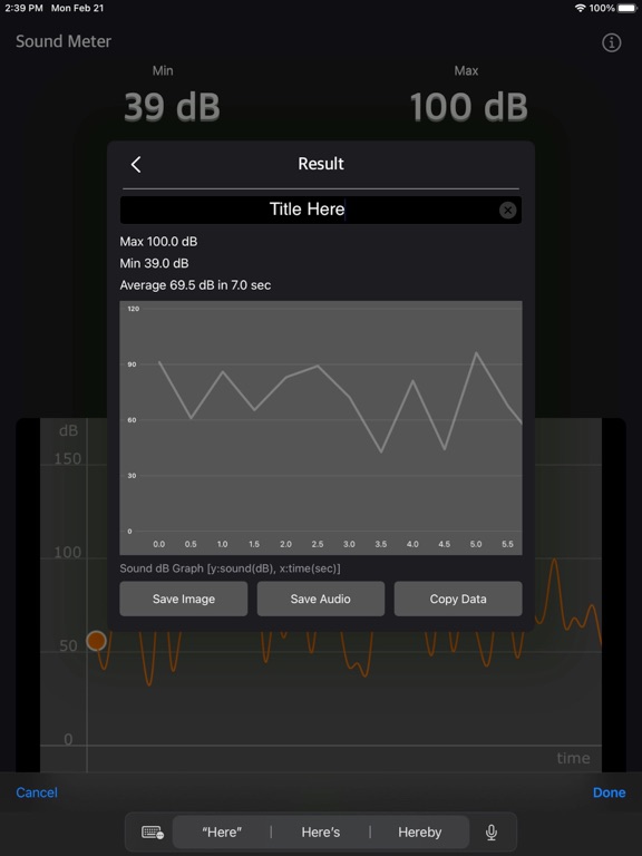 Sound_Meter_Plus iPadOS App Screenshot 9
