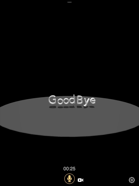 Speech_To_3D_Text iPadOS App Screenshot 5