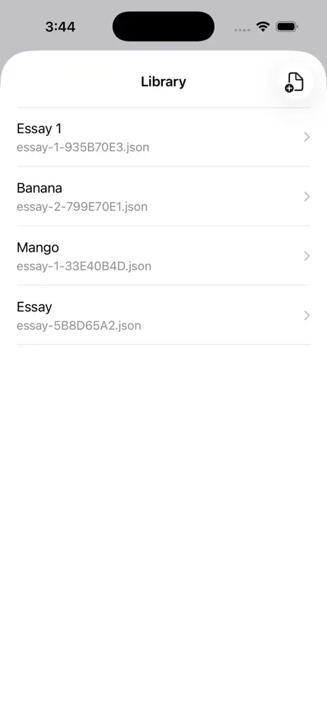 Speech_To_Essay iOS App Screenshot 3