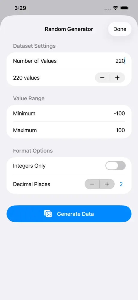 Statistics_Calculator_Plus iOS App Screenshot 4