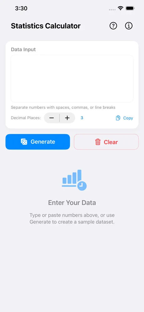 Statistics_Calculator_Plus iOS App Screenshot 5