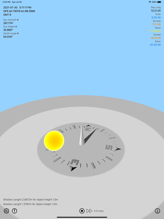 Sun_Calculator iPadOS App Screenshot 7