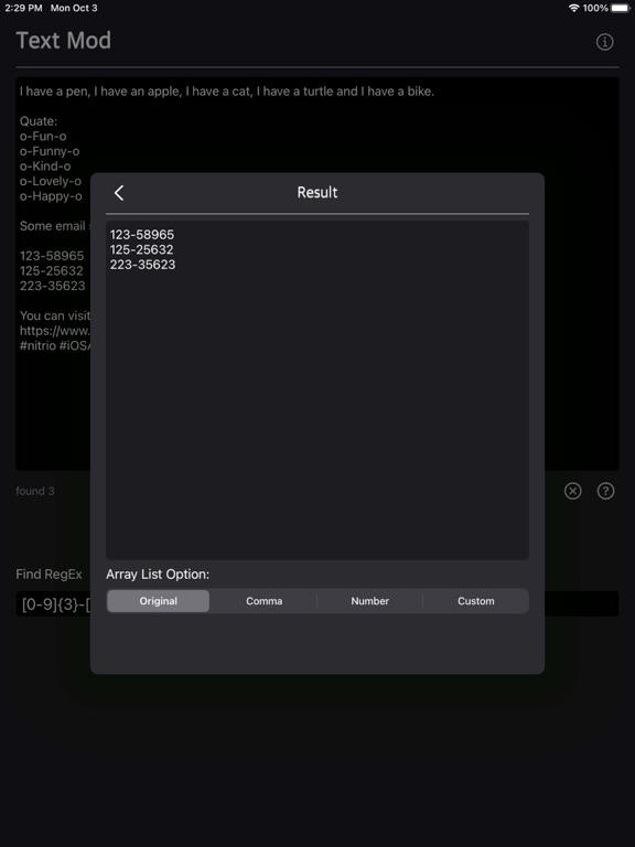 Text_Mod iPadOS App Screenshot 10