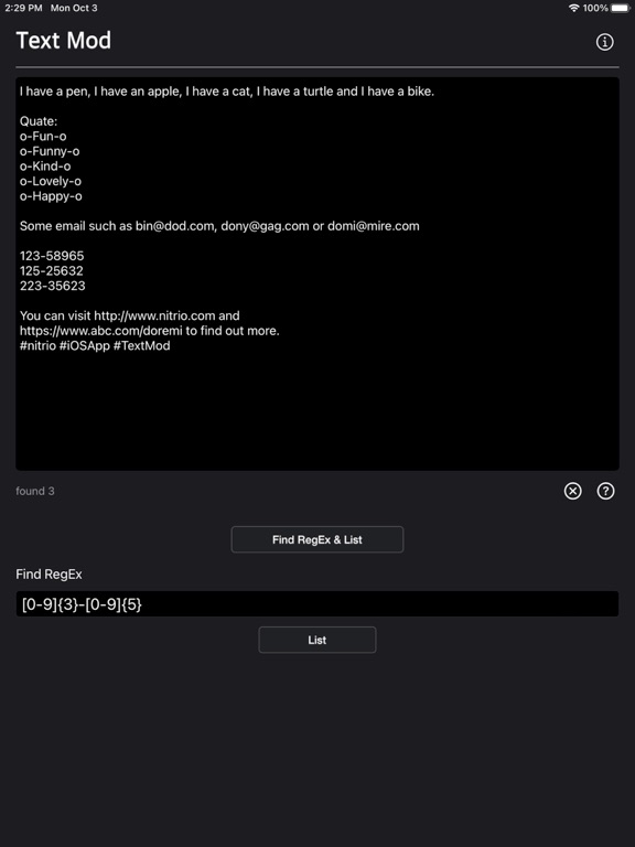 Text_Mod iPadOS App Screenshot 9