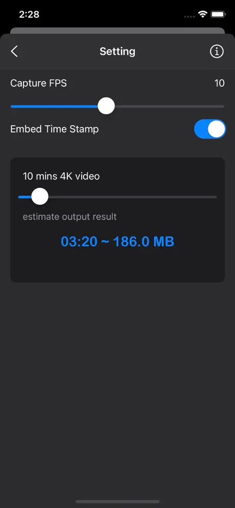 Time_Lapse_Clip iOS App Screenshot 2
