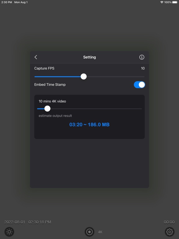 Time_Lapse_Clip iPadOS App Screenshot 2