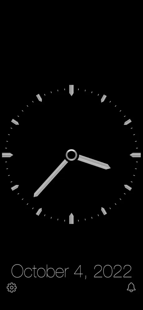 Titanium_Luxury_Clock iOS App Screenshot 1