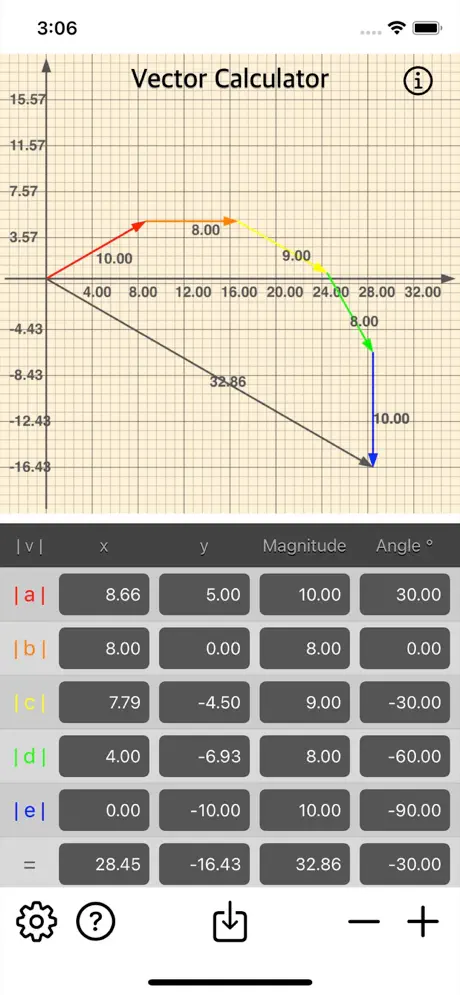 Vector_Calculator_Plus iOS App Screenshot 6