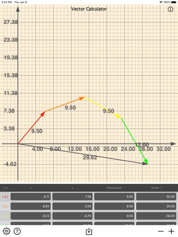Vector_Calculator_Plus iPadOS App Screenshot 5